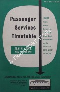 Passenger Services Timetable - Main Line and Suburban - London (Victoria, Waterloo, Charing Cross, London Bridge, Cannon Street, Holborn Viaduct) and the South-East, South & West of England, 10th Sept. 1962 to 16th June 1963 by British Railways Southern Region